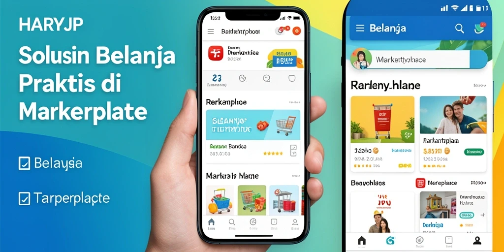 Tampilan antarmuka <strong>HARAPJP</strong> yang menarik dan fungsional untuk belanja online.