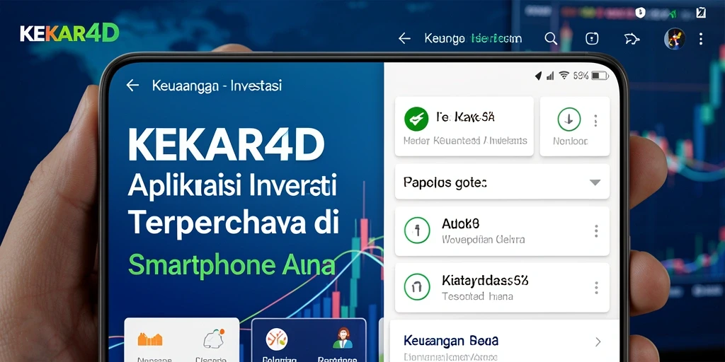 Tampilan antarmuka utama KEKAR4D dengan fitur Investasi.
